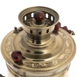 Самовар комбинированный "Цветочек"