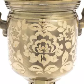 Самовар комбинированный "Цветочек"