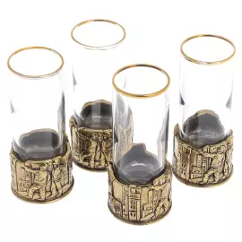 Набор стопок-патронов "Строитель" на 4 персоны