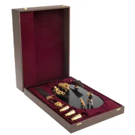 Набор охотничий на подставке "Охота на кабана" на 3 персоны, Златоуст