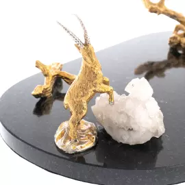 Набор охотничий на подставке "Охота на архара" на 2 персоны, Златоуст