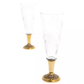 Набор охотничий на подставке "Охота на архара" на 2 персоны, Златоуст