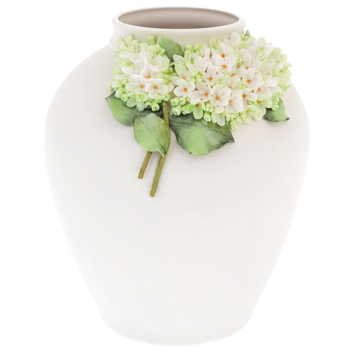 Porcelain vase "Gorodok. Lilac"