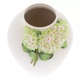 Ваза фарфоровая "Городок. Сирень"