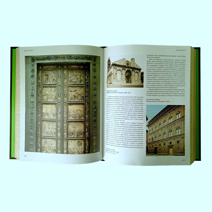 Книга в кожаном переплете "Италия. История искусства."