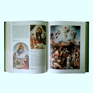 Книга в кожаном переплете "Италия. История искусства."