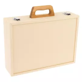 Box made of stained oak and amber "Russia"