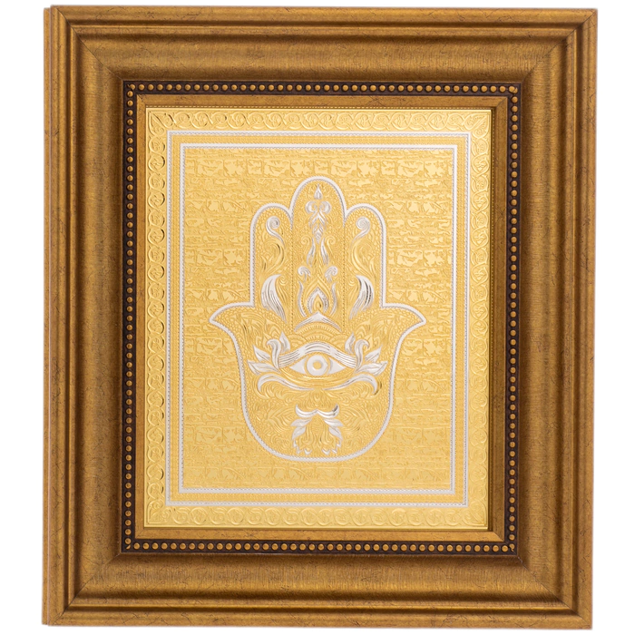 The amulet panel "Hamsa Hand of Fatima" Zlatoust