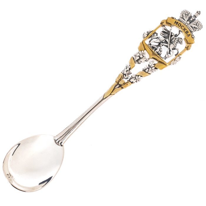 Silver teaspoon "Moscow"
