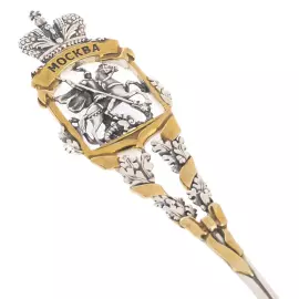 Чайная ложка серебряная "Москва"