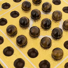 Настольная игра Solonoble "Премьер" с тигровым глазом, Златоуст