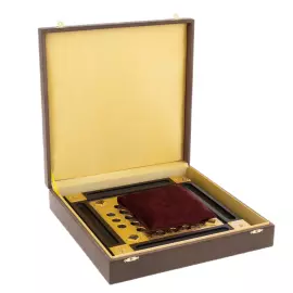 Настольная игра Solonoble "Премьер" с тигровым глазом, Златоуст