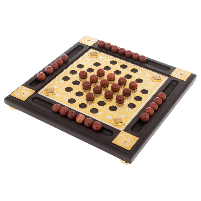 Solonoble "Premier" board game with jasper, Zlatoust