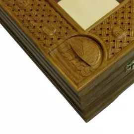 Collectible "Basketball - Unics" chess set on an oak board