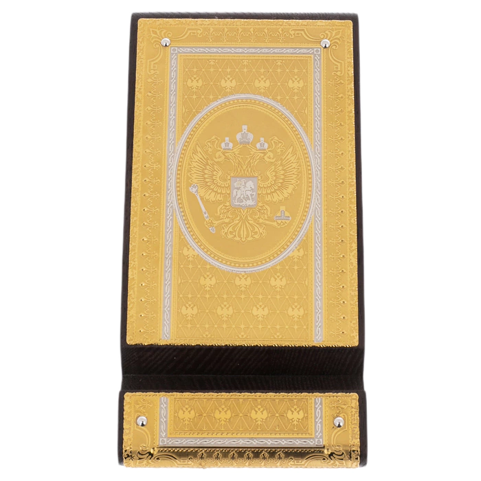 Smartphone stand "Coat of Arms of the Russian Federation" Zlatoust
