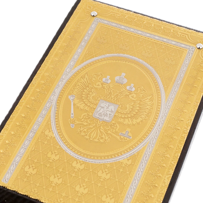 Smartphone stand "Coat of Arms of the Russian Federation" Zlatoust