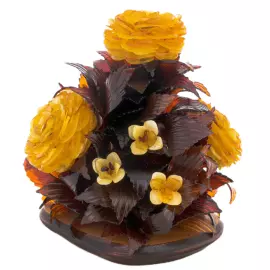 Икебана из янтаря "Хэйка" малая