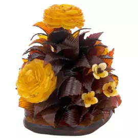 Икебана из янтаря "Хэйка" малая