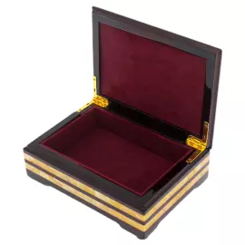 Шкатулка из янтаря "Мозаика" большая