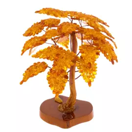 Souvenir made of amber "Money tree - 1"