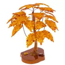 Souvenir made of amber "Money tree - 1"