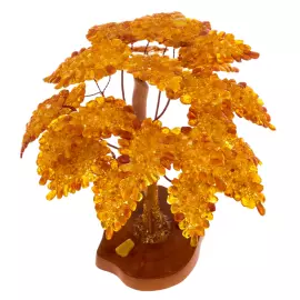 Souvenir made of amber "Money tree - 1"