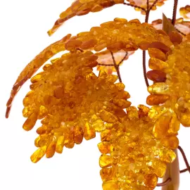 Souvenir made of amber "Money tree - 1"