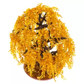 Дерево из янтаря "Ива плакучая"