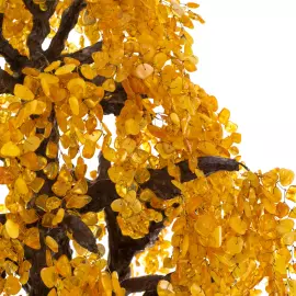 Дерево из янтаря "Ива плакучая"