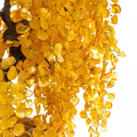 Дерево из янтаря "Ива плакучая"