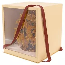 Дерево из янтаря "Ива плакучая"