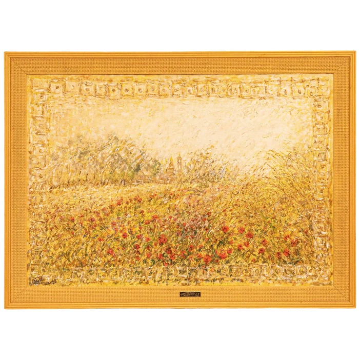 Author's oil painting "Poppies"