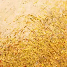 Авторская картина маслом "Маки"