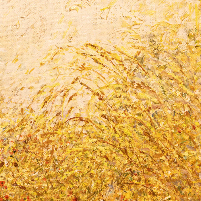 Author's oil painting "Poppies"