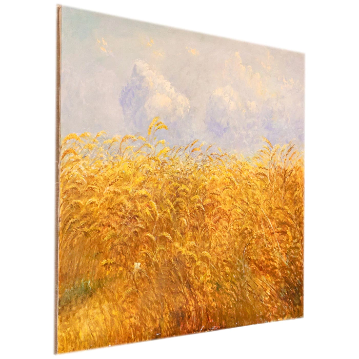 The author's oil painting "Abundance of bread. The Golden Impressionist