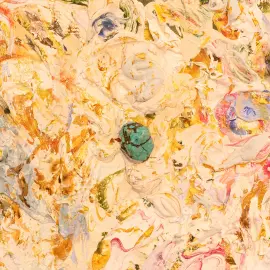 Авторская картина маслом "Треугольник любви. Современное искусство"