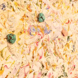 Авторская картина маслом "Треугольник любви. Современное искусство"