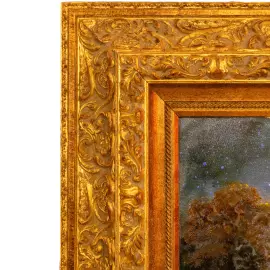 The author's oil painting "The Night before Christmas"