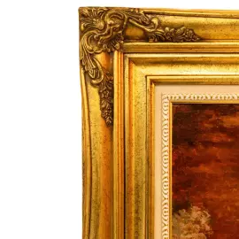 Oil painting "The Night before Christmas"