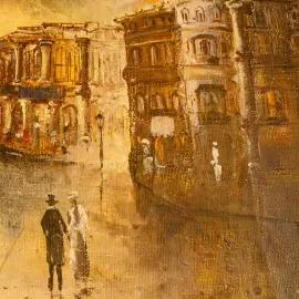 Author's oil painting "Light Impressionist" 1992