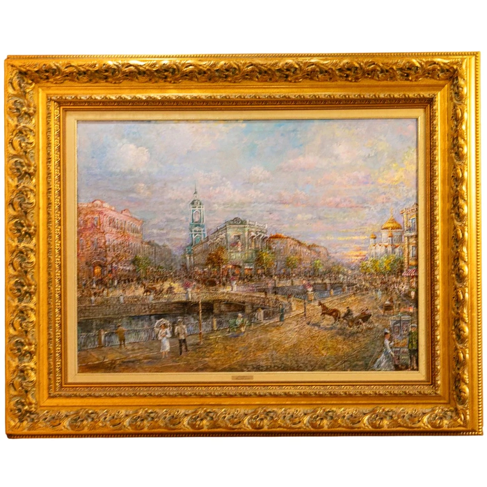 Author's oil painting "Zamoskvorechye"