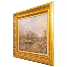 Авторская картина маслом "Замоскворечье"