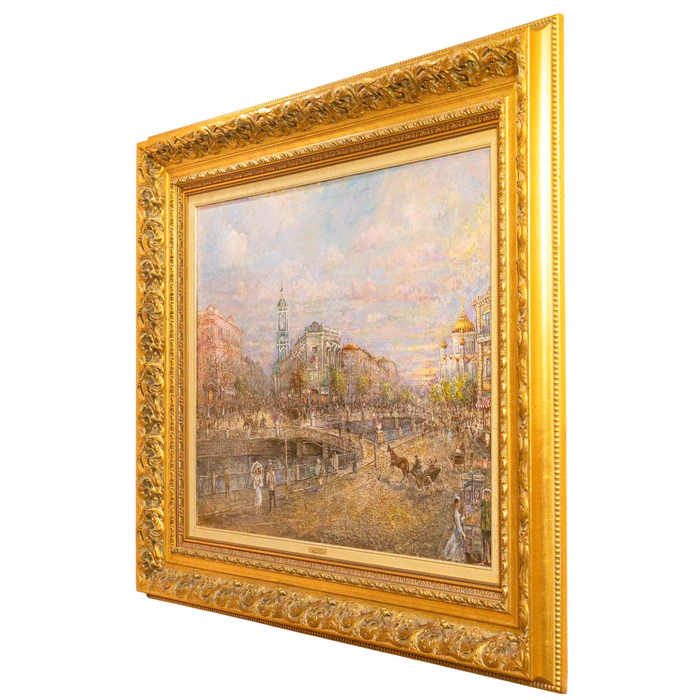 Author's oil painting "Zamoskvorechye"