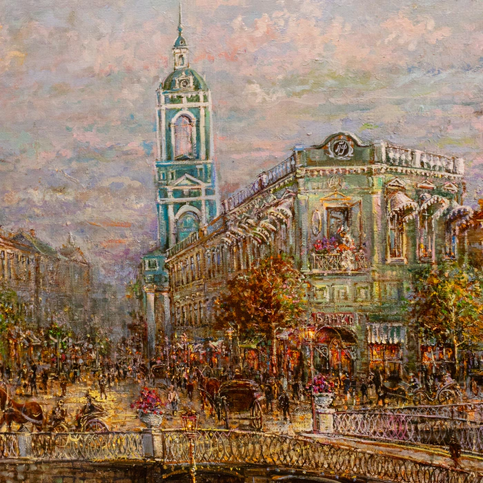 Author's oil painting "Zamoskvorechye"
