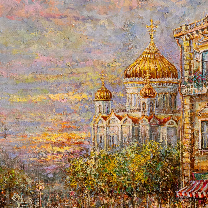 Author's oil painting "Zamoskvorechye"