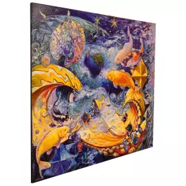 The author's oil painting "The Universe"