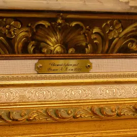 Author's oil painting "Fresh bouquet of roses"