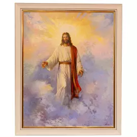 The author's oil painting "The Ascension of Jesus Christ"