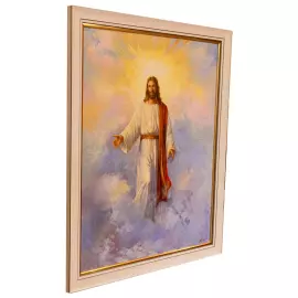 The author's oil painting "The Ascension of Jesus Christ"