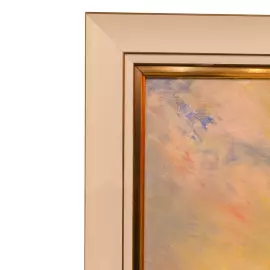 The author's oil painting "The Ascension of Jesus Christ"